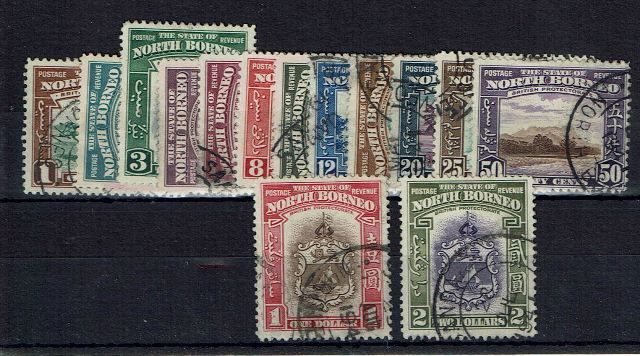 Image of North Borneo/Sabah SG 303/16 FU British Commonwealth Stamp